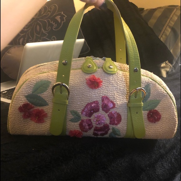 Christian Dior Raffia embroidered flower - Picture 8 of 11